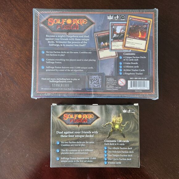 NIB Solforge Fusion Starter Kit And Booster Kit By Richard Garfield Sealed - Picture 5 of 7